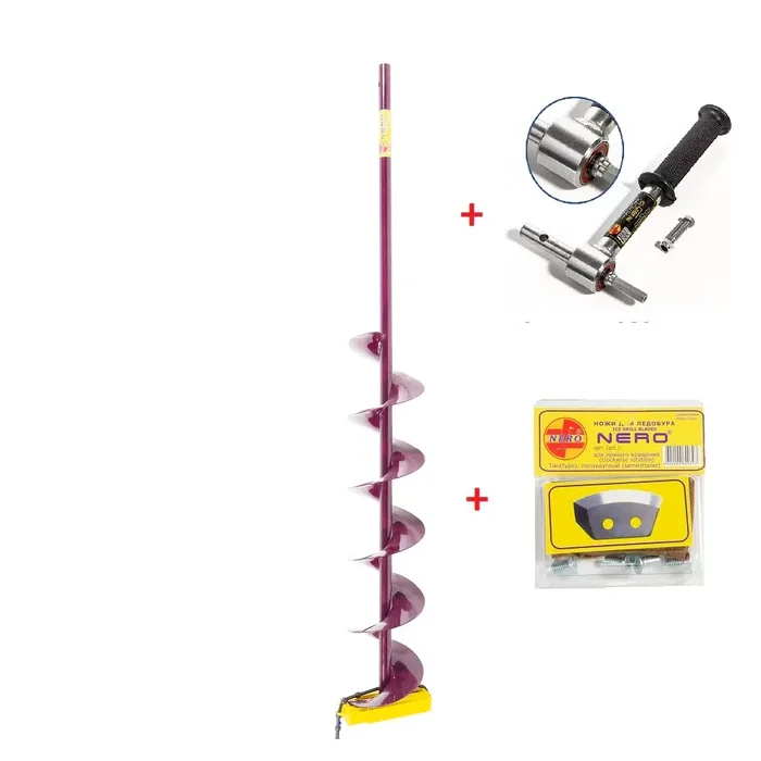 Ледобур NERO 130ММ (под шуруповерт)