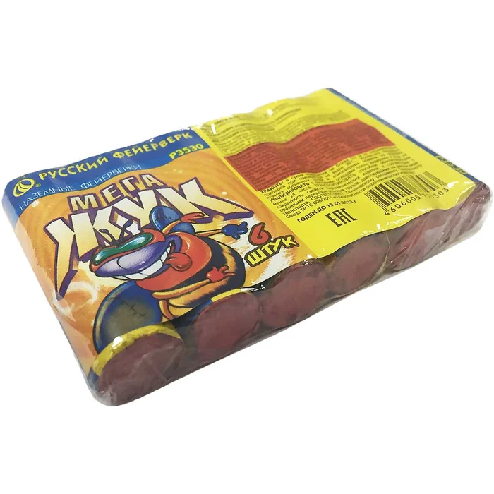 Наземный фейерверк Р3530 Мега жук